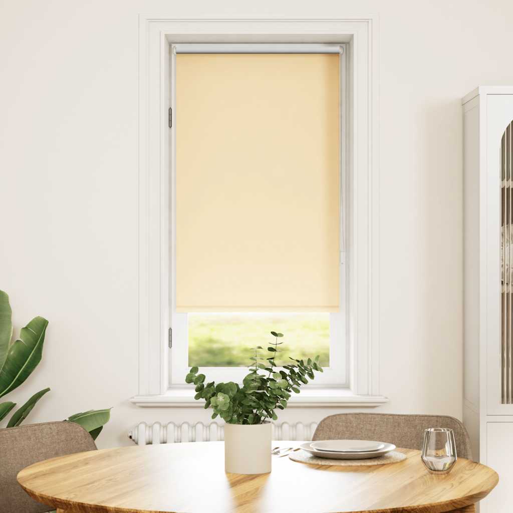 vidaXL Verdunklungsrollo Verdunkelungsrollo 40 x 100 Beige