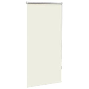 vidaXL Verdunkelungsrollo 64,4 x 120 cm, Stoffbreite 60 cm, Gebrochen Wei&szlig;