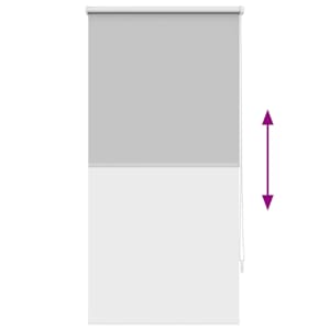 Zatemňovací roleta 64,4 x 120 cm, šířka látky 60 cm, šedá - obrázek 9
