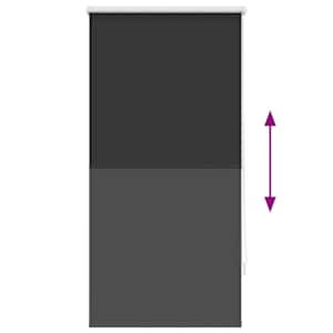 Zatemňovací roleta 64,4 x 120 cm, šířka látky 60 cm, černá - obrázek 9