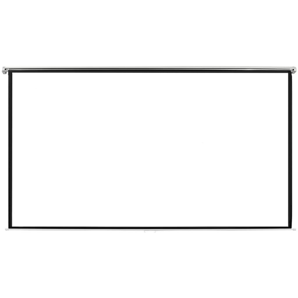 Manual Projection Screen 200x113 cm Matt White 16:9 Wall Ceiling Mount