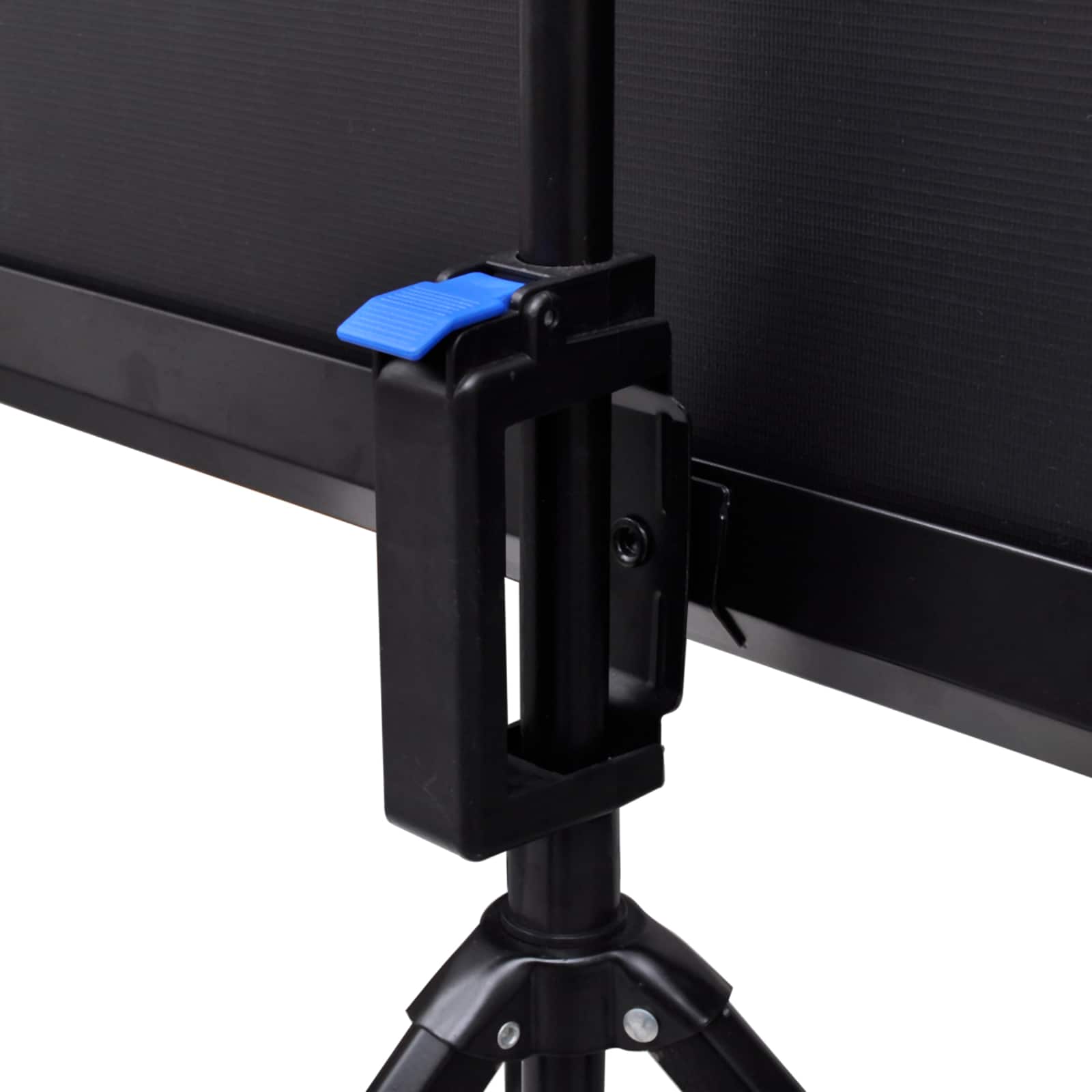 Projekcijas ekrāns vienkrāsains melns un balts 89 collas