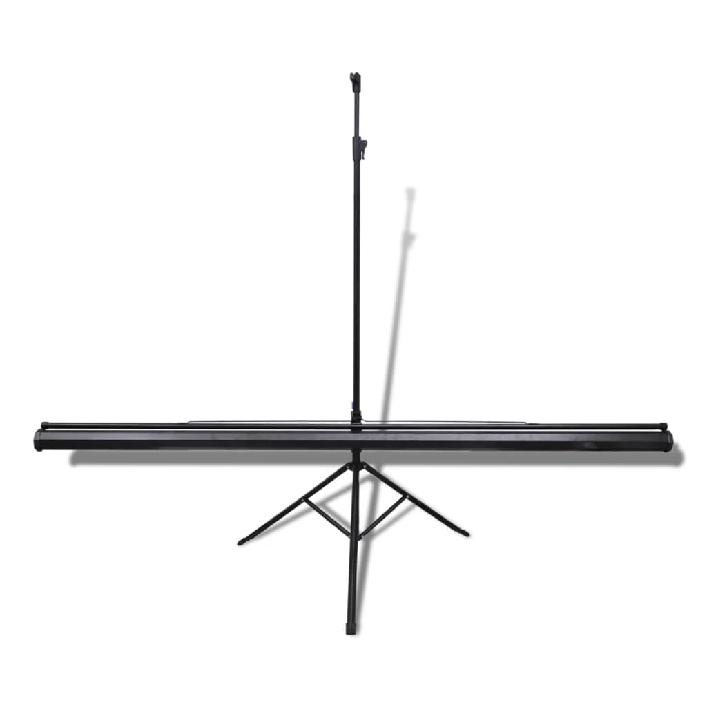 Manual Projection Screen with Height Adjustable Stand 200 x 200 cm 1:1