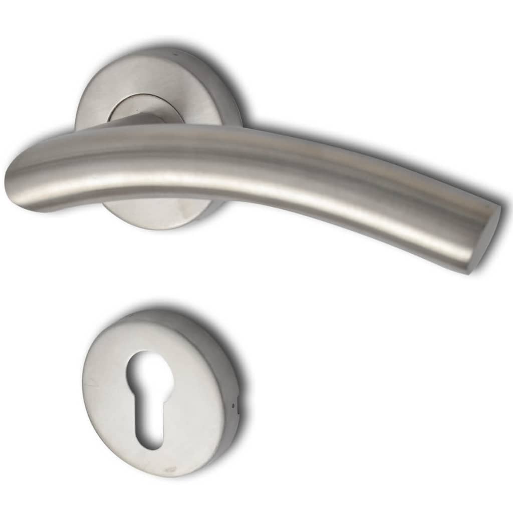 Door Lever Handle PZ Stainless Steel With Curve