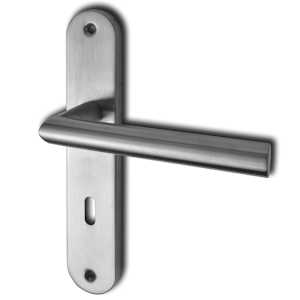 Durų Rankena su Plok&scaron;tele, Nerūdijančio Plieno