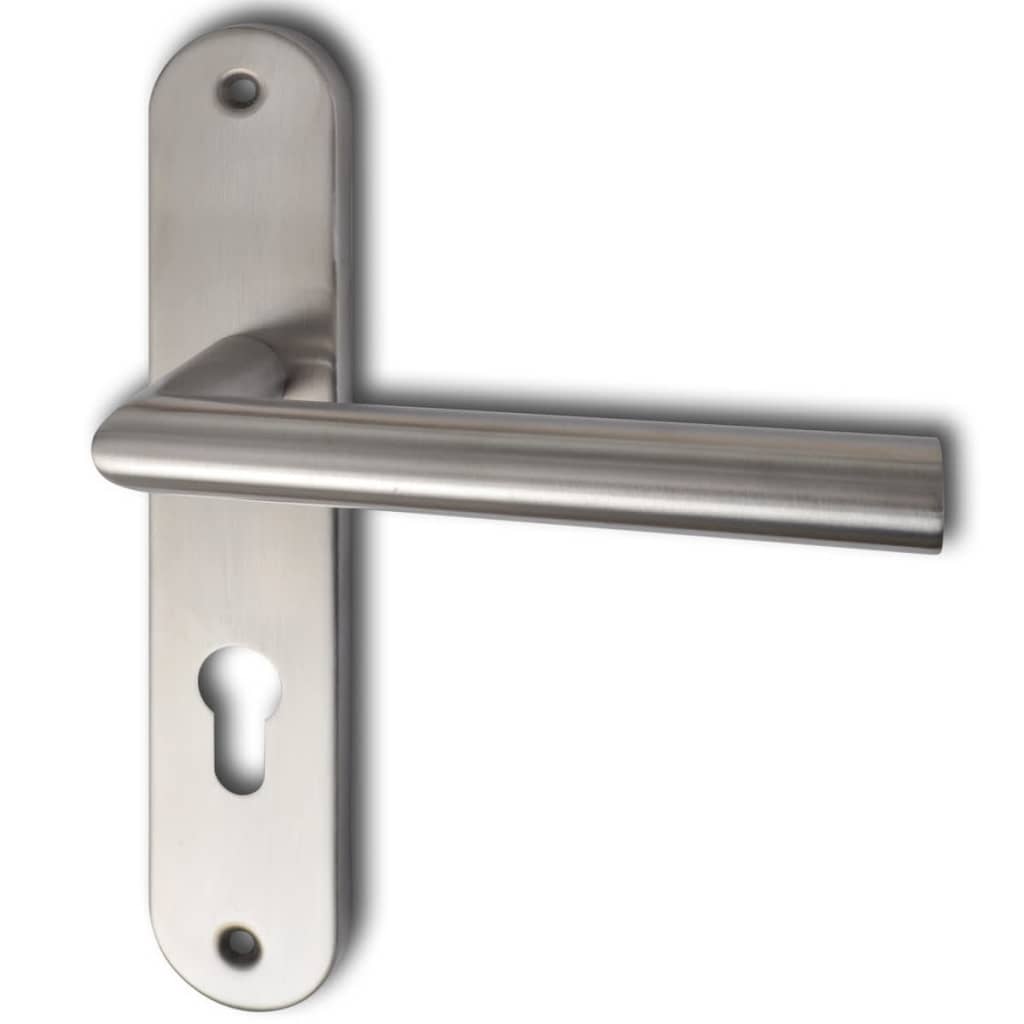 Door Lever Handle PZ Plate Stainless Steel