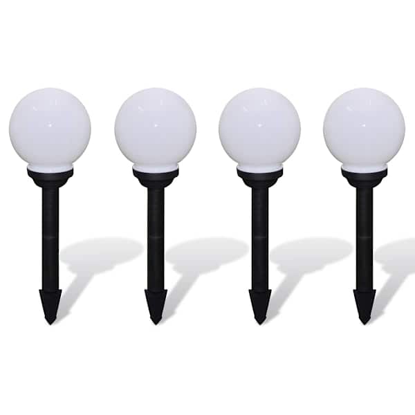 vidaXL aia teevalgustid 4 tk LED 15 cm, vaiaga
