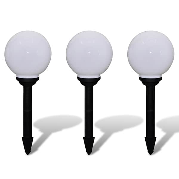 vidaXL aia teevalgustid 3 tk LED 20 cm, vaiaga