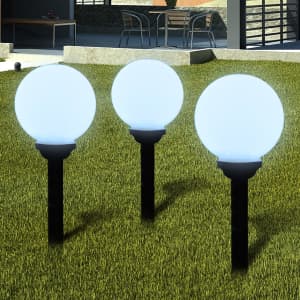 Venkovní osvětlení příjezdové cesty 3 ks LED 20 cm se zápichem - obrázek 1