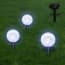  vidaXL 3 db LED kerti gömblámpa cövekkel és napelemmel termék 2. képe