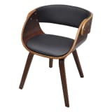 vidaXL Dining Chair with Wooden Frame Wood Brown