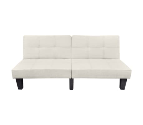 vidaXL Sofa Bed Adjustable Beige