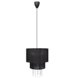 Pendant Ceiling Lamp Chandelier Crystal Black