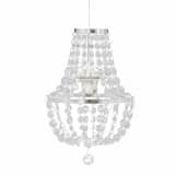 Pendant Ceiling Lamp Chandelier Crystal Design Chrome