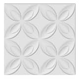 Panneaux muraux 3D 0,3 m x 0,3 m 66 panneaux 6 m² motif de fleur