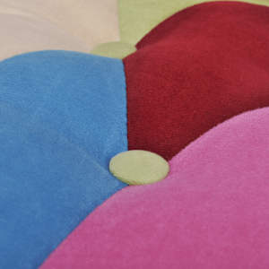 Francouzské křeslo patchwork textil - obrázek 4