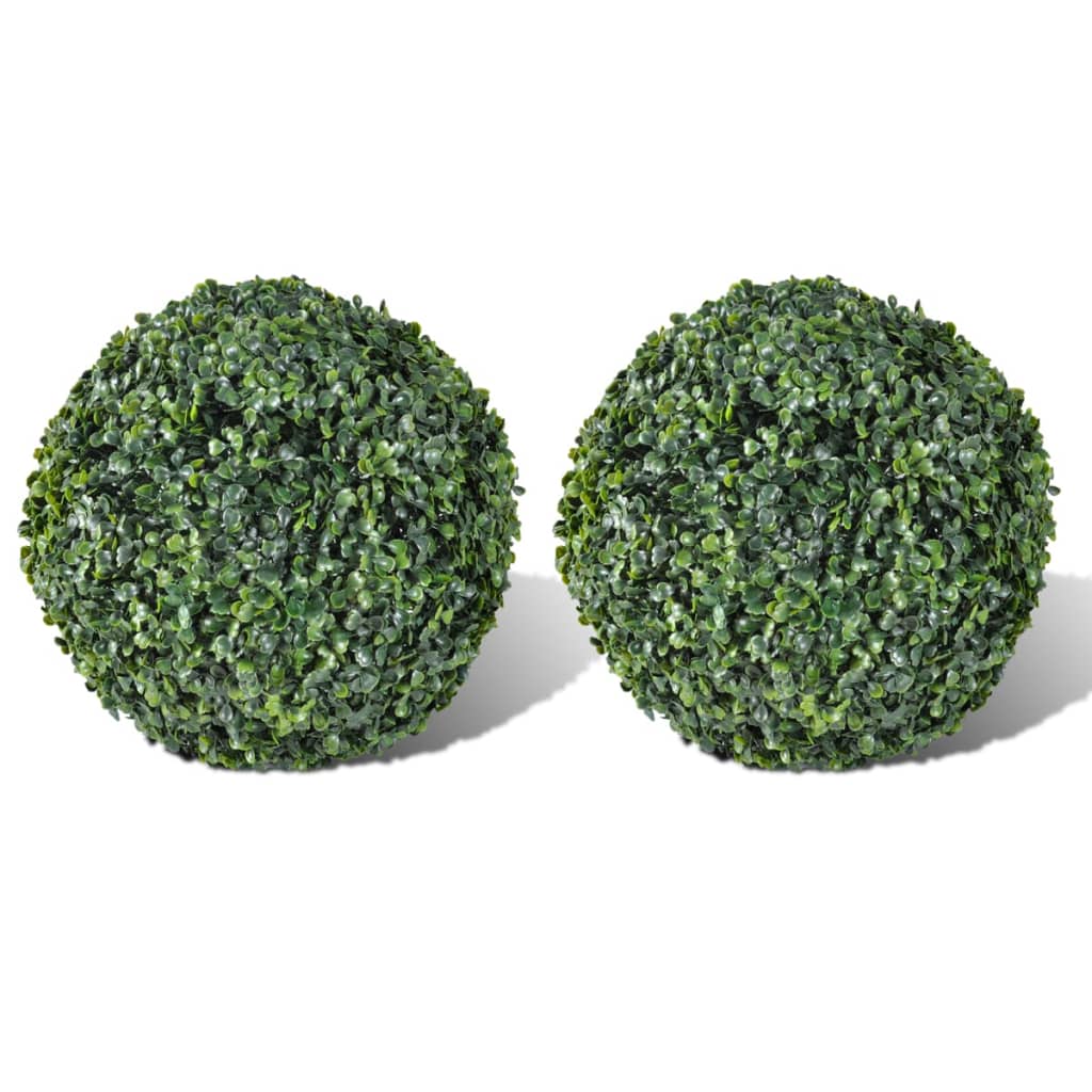 Image of Boxwood Ball Artificial Leaf Topiary Ball 27 cm 2 pcs