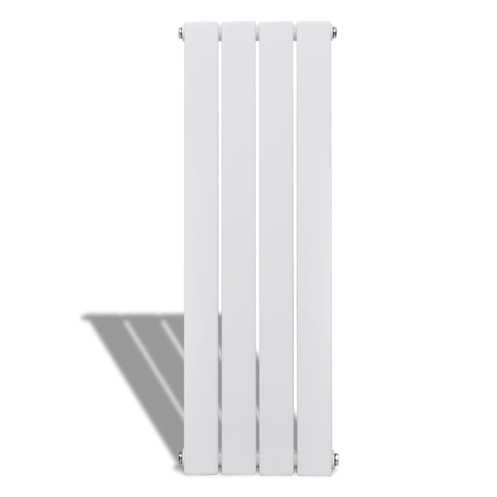 

vidaXL Enkele verwarmingsradiator wit 311 mm x 900 mm plus handdoekrek