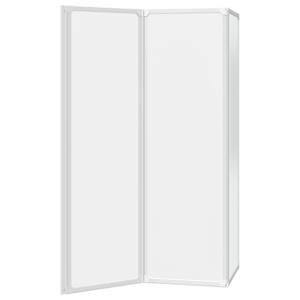 Vanová zástěna 141 x 132 cm 3 skládací panely - obrázek 6