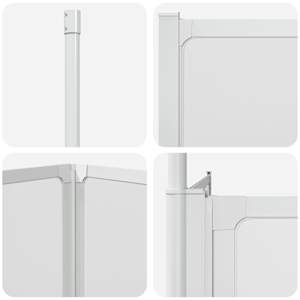 Sprchová a vanová zástěna tvar L 70x120x137cm 4 panely skládací - obrázek 12