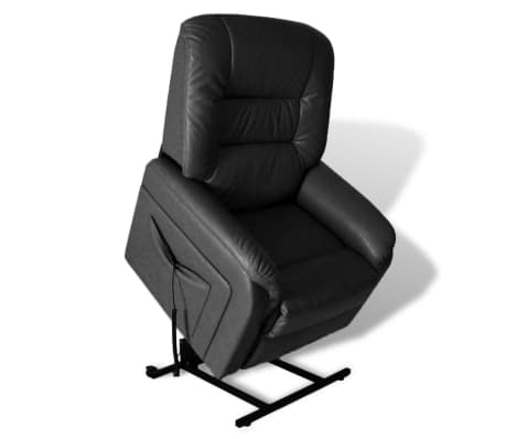 Vidaxl poltrona reclinabile elettrica da tv in pelle artificiale ... Poltrona reclinabile elettrica