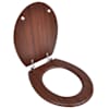 vidaXL WC prill-laud MDF, lihtne disain, pruun