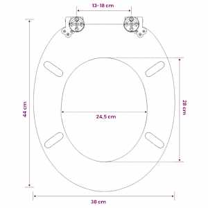 WC sedátko MDF s víkem design kameny - obrázek 11
