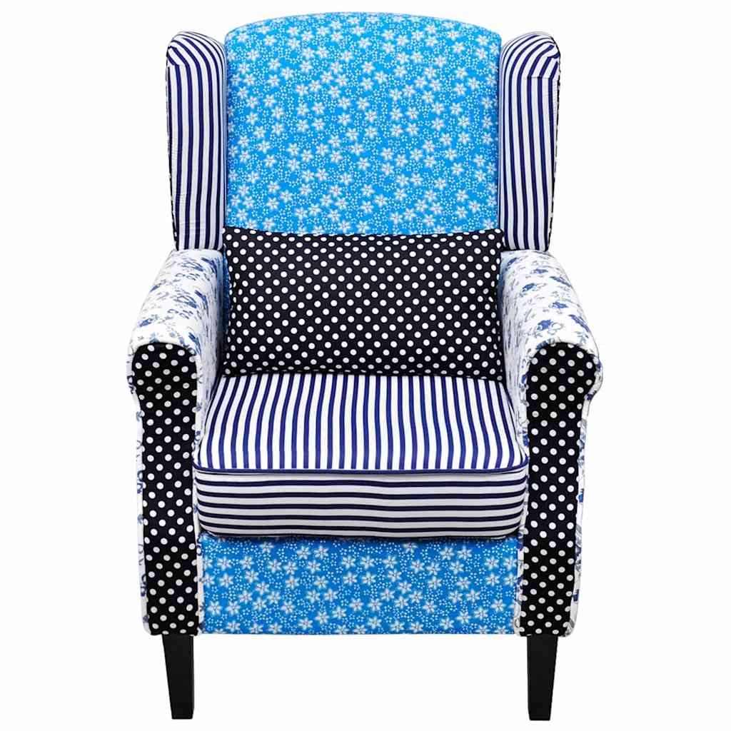 vidaXL Fotoliu, design mozaic, material textil