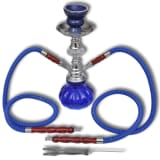 Narguilé avec 2 tuyaux Bleu