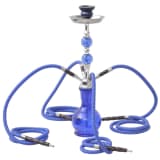 Waterpijp Shisha met 4 slangen Blauw