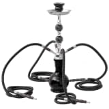 Waterpijp Shisha met 4 slangen Zwart
