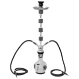 Waterpijp Shisha met 2 slangen Zwart Exotisch