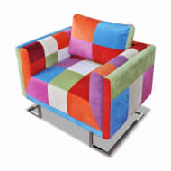 vidaXL Fauteuil met patchwork ontwerp