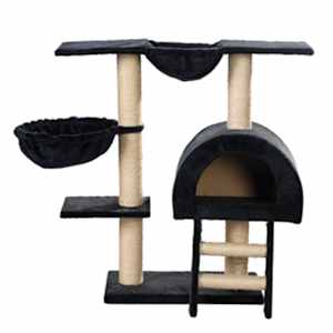 Kačių Draskyklė, Stovas Katėms, 105 cm, Tamsiai Mėlyna