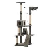 Cat Play Tree 191 cm Grey Plush