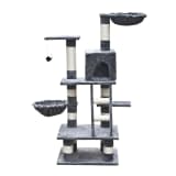 Cat Play Tree 122 cm Grey Plush