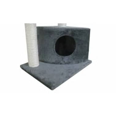 Arranhador para Gatos 70 cm / Cinza de pelúcia[3/4]