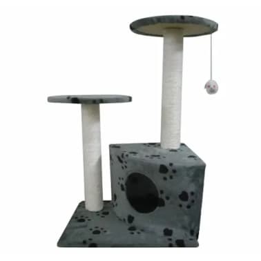 Arranhador para Gatos 70 cm / Cinza com cópia de patas[2/3]