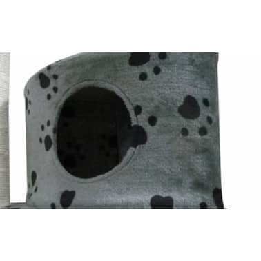 Arranhador para Gatos 70 cm / Cinza com cópia de patas[3/3]