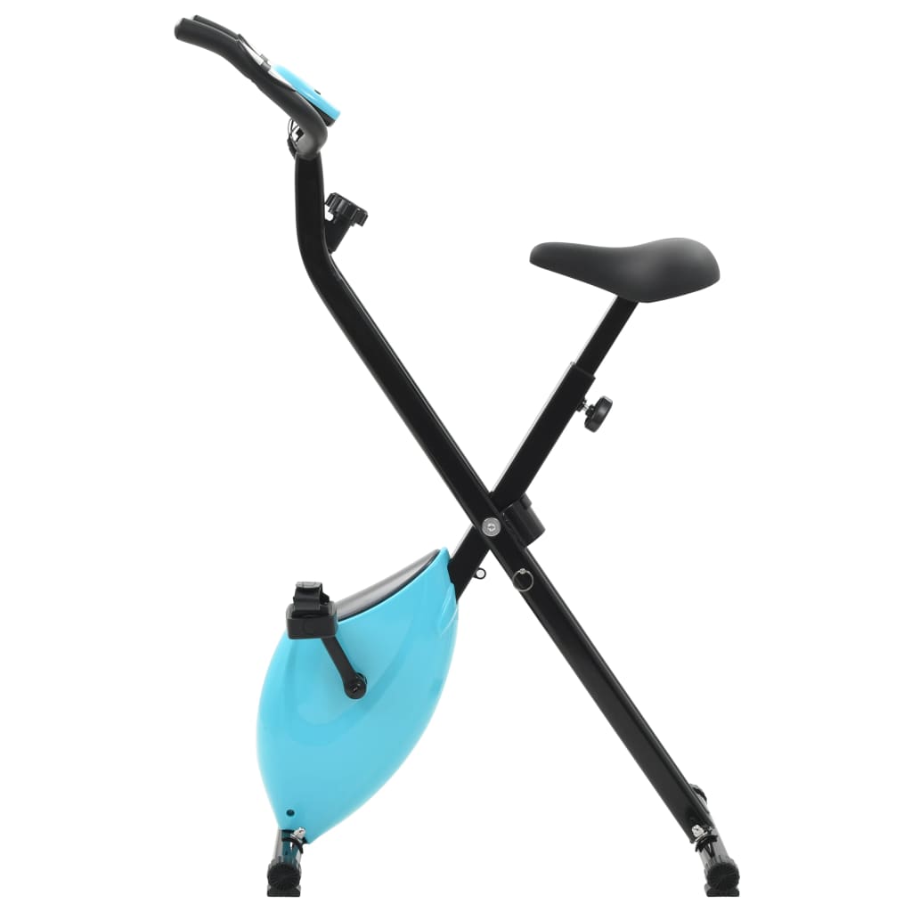 Kritisch Bowling musical Hometrainer X-bike magnetisch met hartslagmeter zwart en blauw | Cadeaumatch