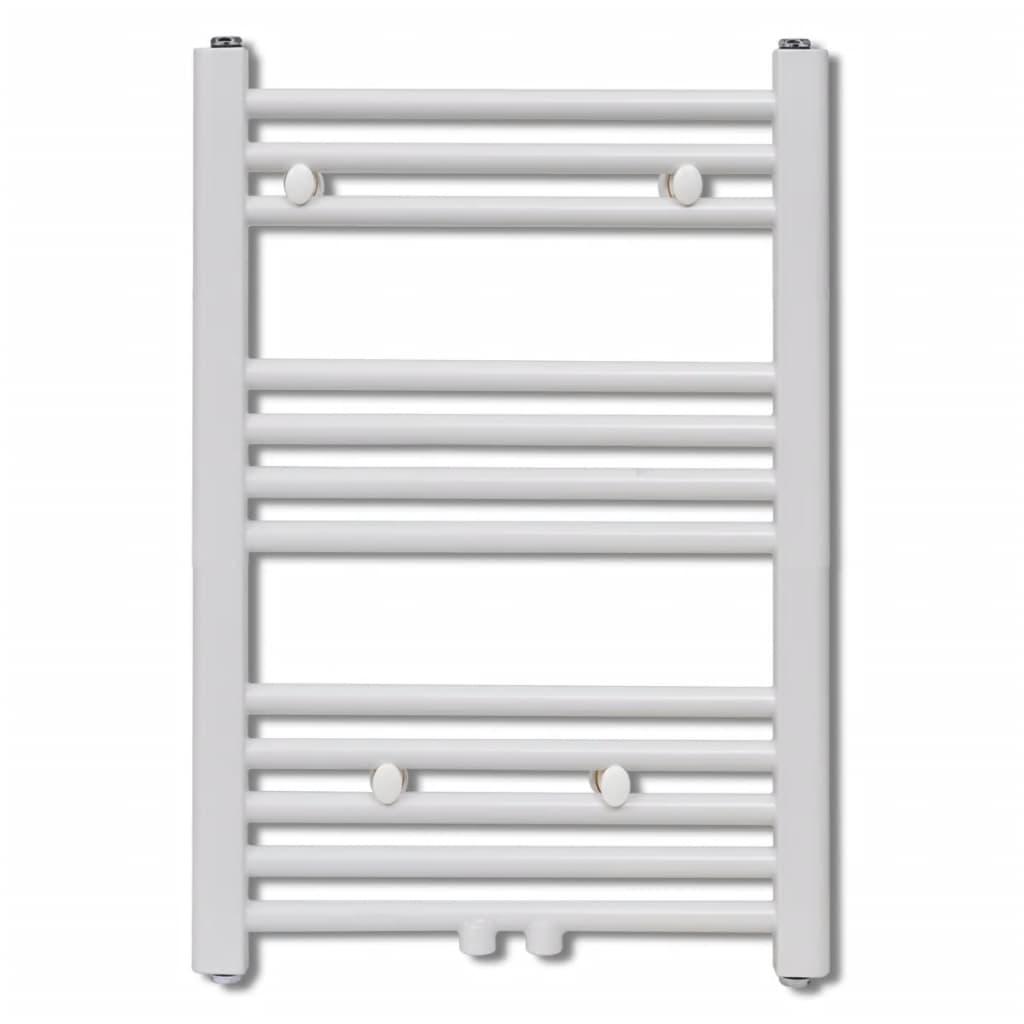 vidaXL Fürdőszobai egyenes törölközőradiátor központi fűtéssel 500 x 764 mm