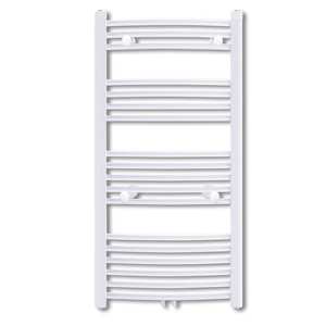 Žebříkový radiátor obloukový, ústřední topení 600 x 1160 mm boční a střední přípojka - obrázek 2