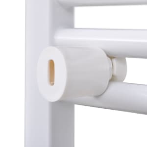 Žebříkový radiátor obloukový, ústřední topení 600 x 1160 mm boční a střední přípojka - obrázek 6