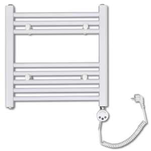 Radiator baie prosoape electric termostatic, 300 W, 480 x 480 mm