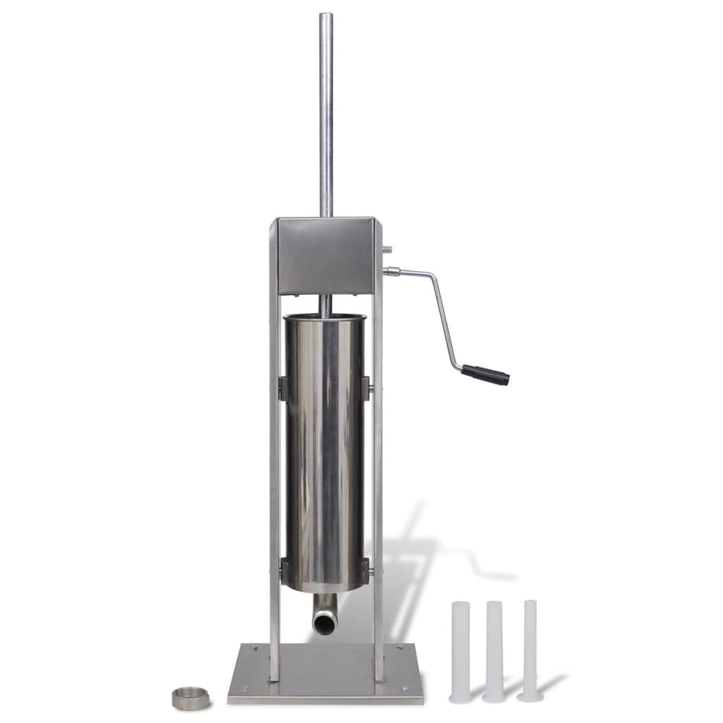 Stainless Steel Vertical Sausage Stuffer/Sausage Filler 7 L