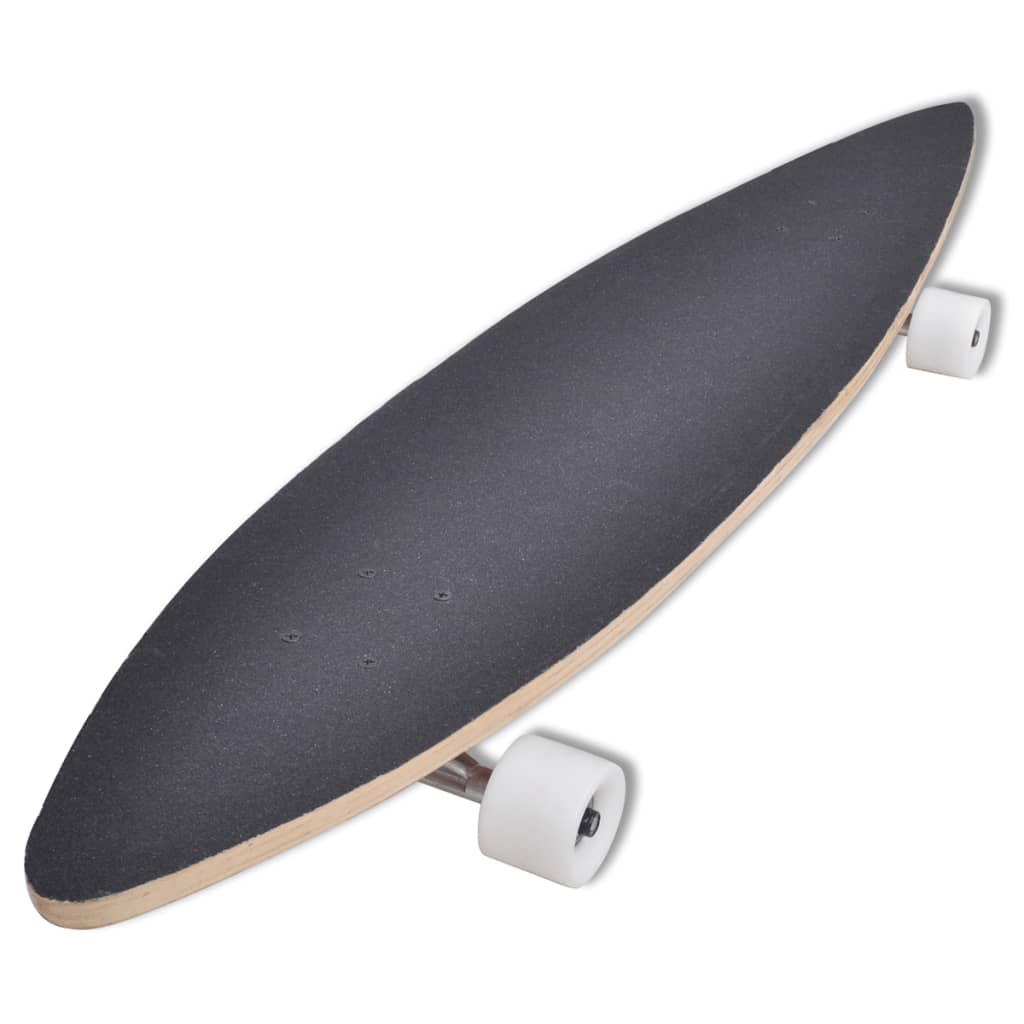 Skateboard longboard star Esdoorn Aluminium 117 cm (rood) 9"