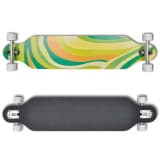 Longboard 107 cm skateboard z 9 vrstvového javora 9"