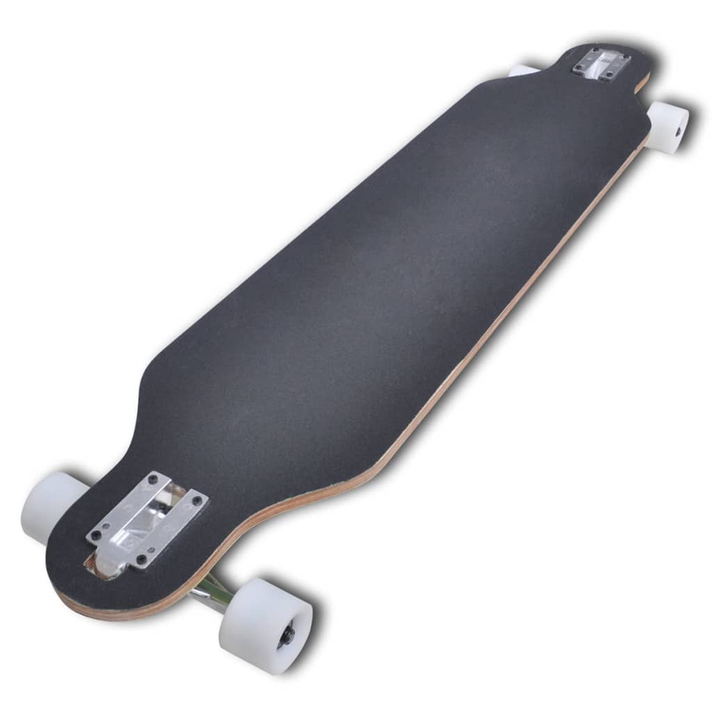 Skateboard longboard star Esdoorn Aluminium 107 cm groen 9"