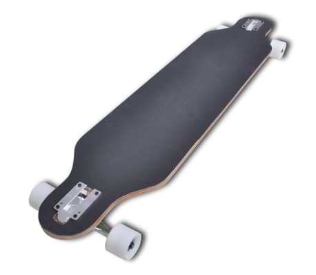 Skateboard longboard star Esdoorn Aluminium 107 cm groen 9"