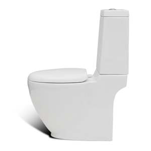 Toaletní mísa a bidet , bílá keramika - obrázek 5